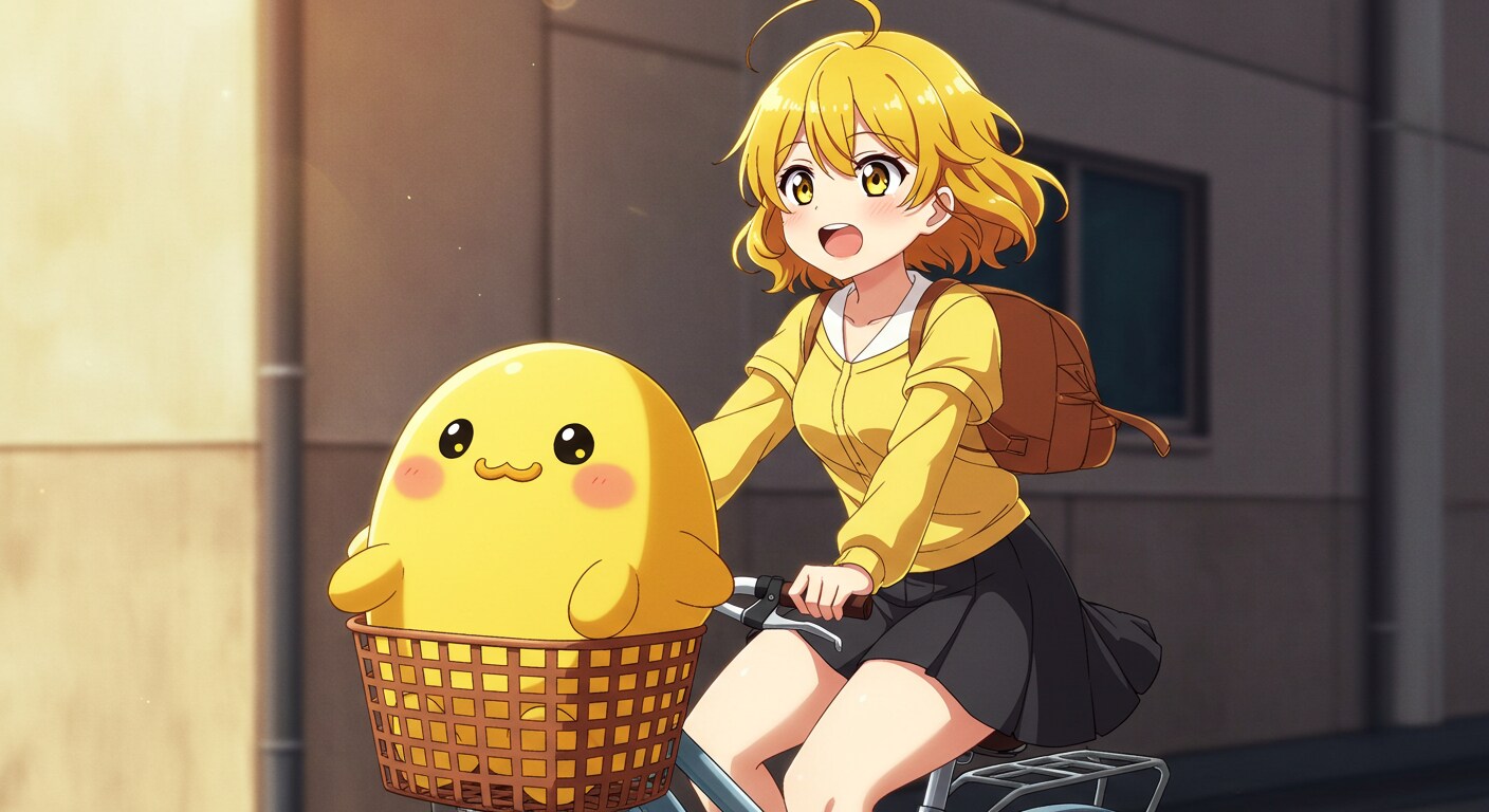 ユイちゃんと 黄色細胞