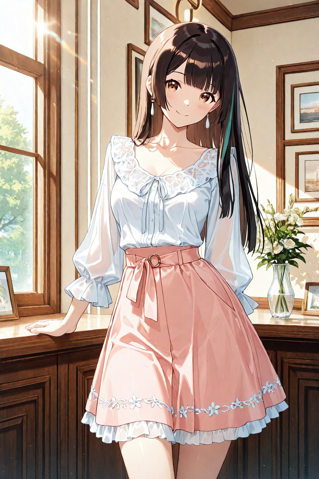 朝の光