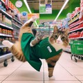 スーパーで働く猫 7枚目