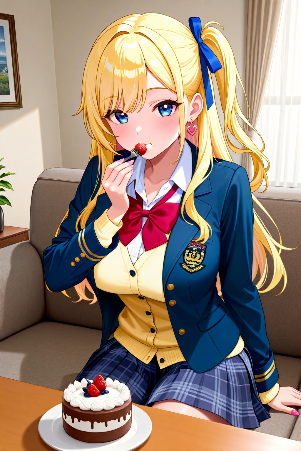 ケーキ食うナミちゃん