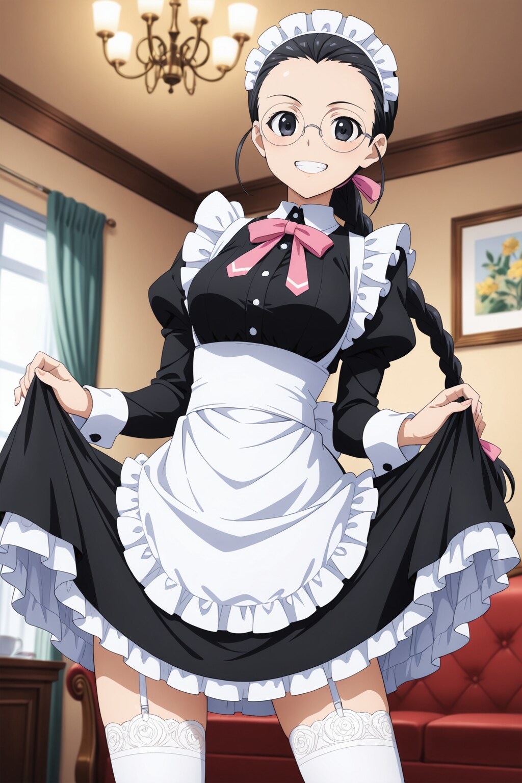 メイドちゃんの絶対領域