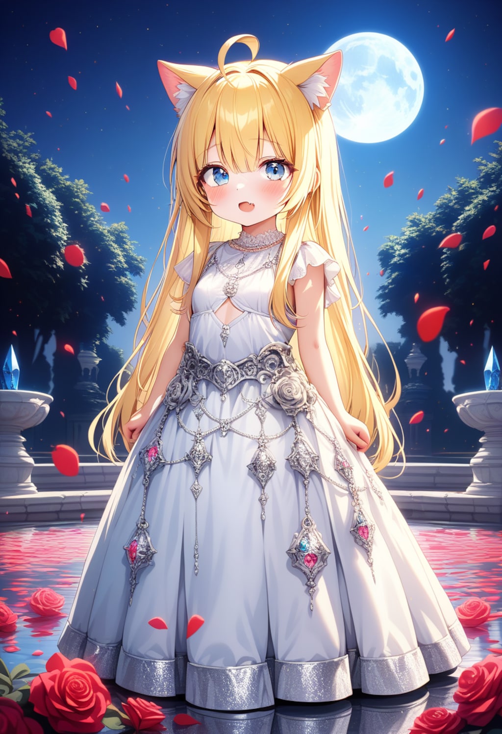 ネコミミ ツキ バラ スイショウ