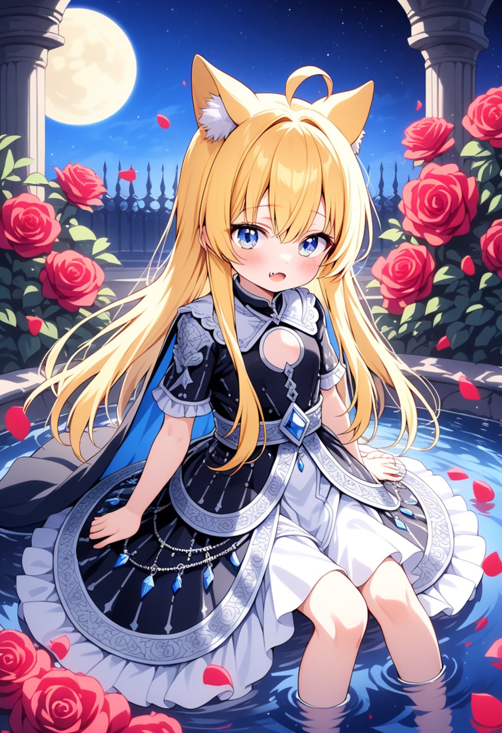 ネコミミ ツキ バラ スイショウ