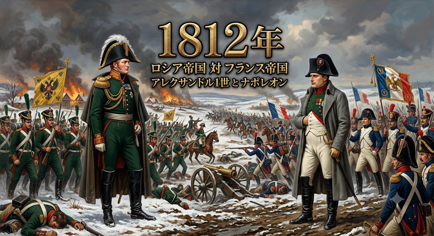 フランス皇帝ナポレオンVSロシア皇帝アレクサンドル１世