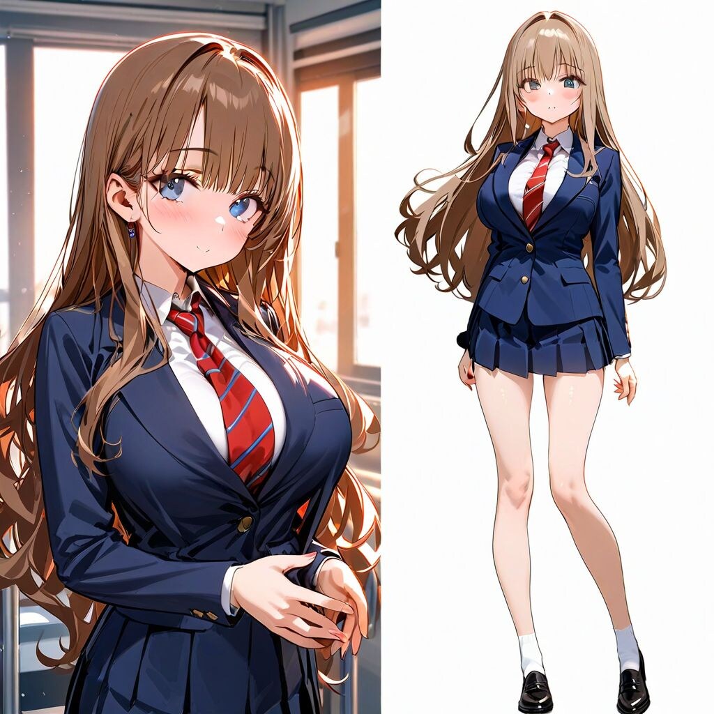 制服の亜寿沙先生