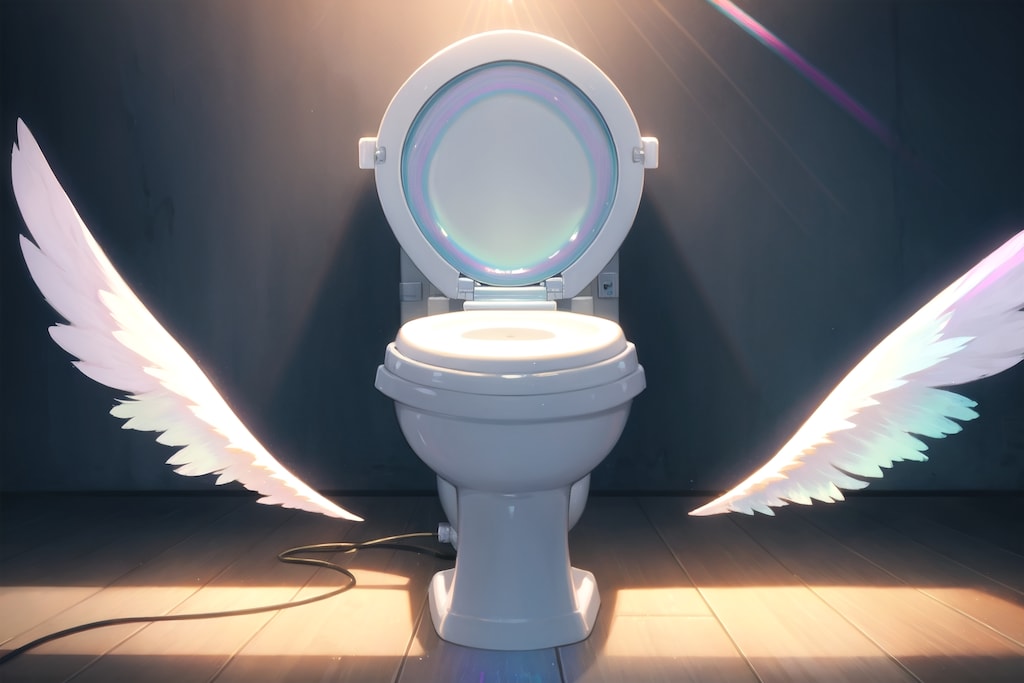 朽ちたトイレ④