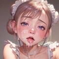 メイドにぶっかけ 3枚目