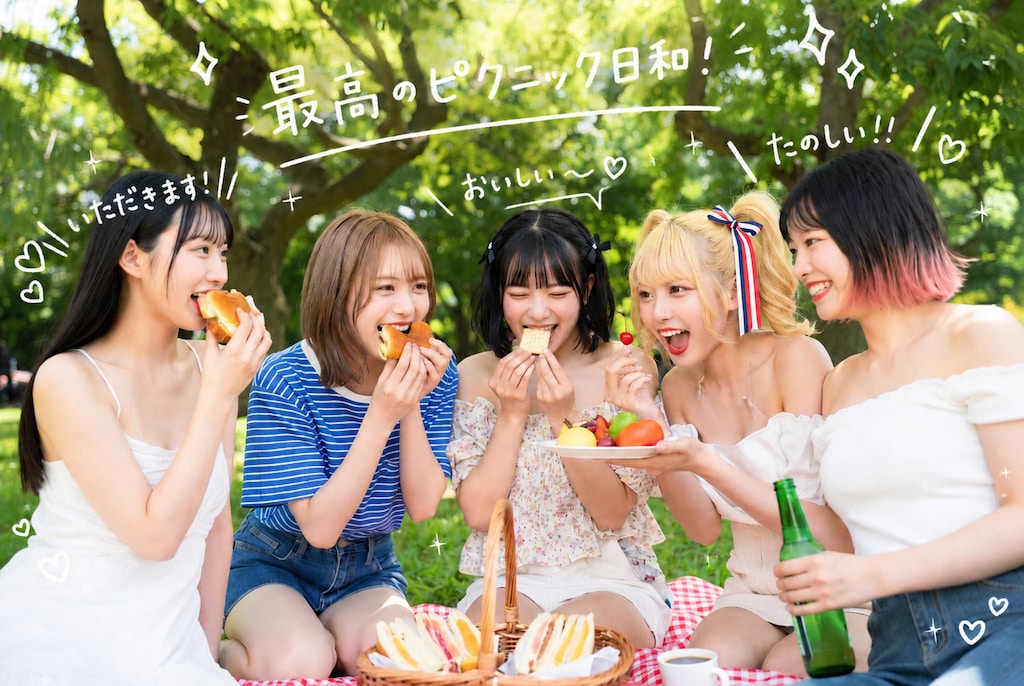 春の陽だまりピクニック