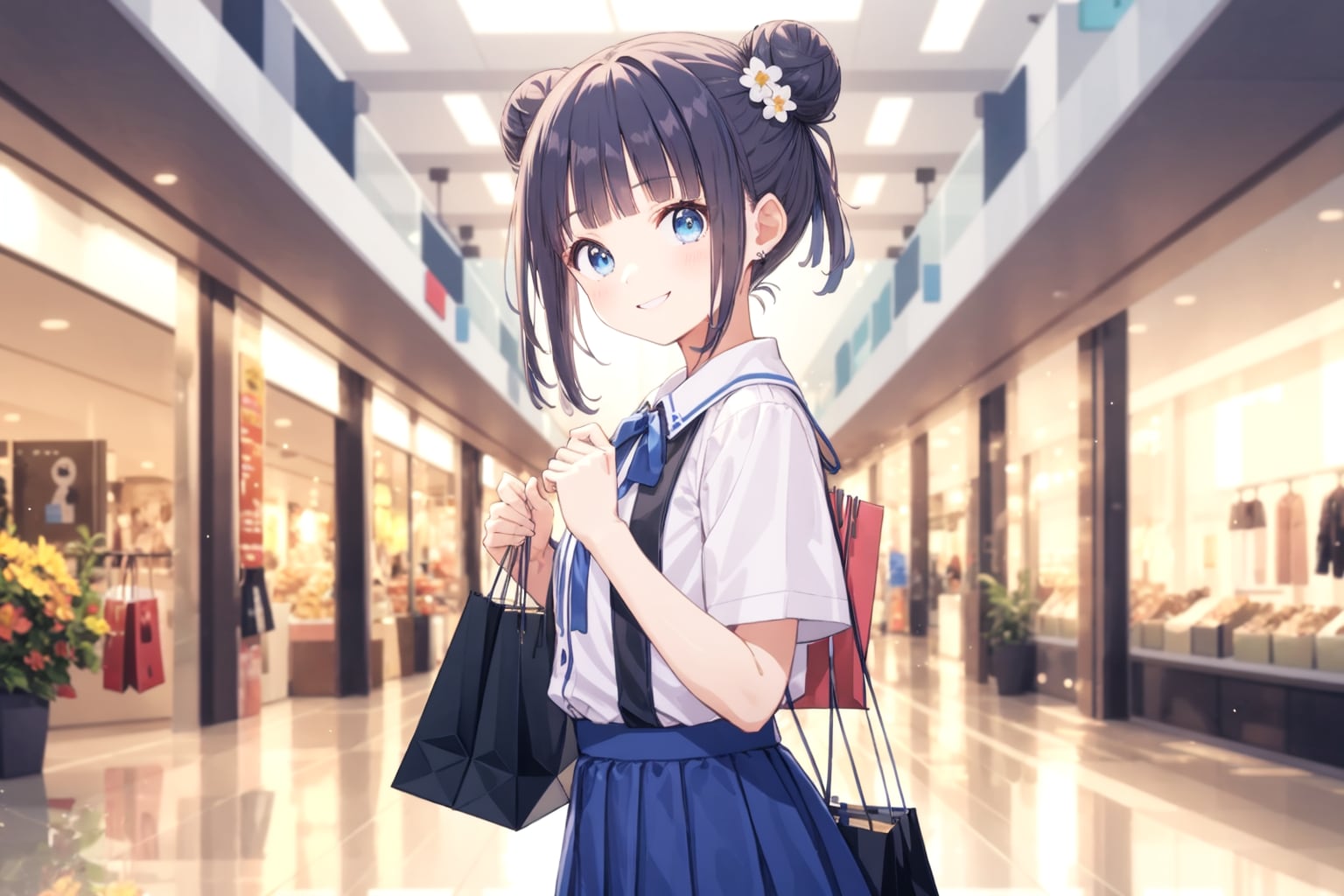 おだんごちゃん🍡とお買い物🛍️✨ | の人気AIイラスト・グラビア