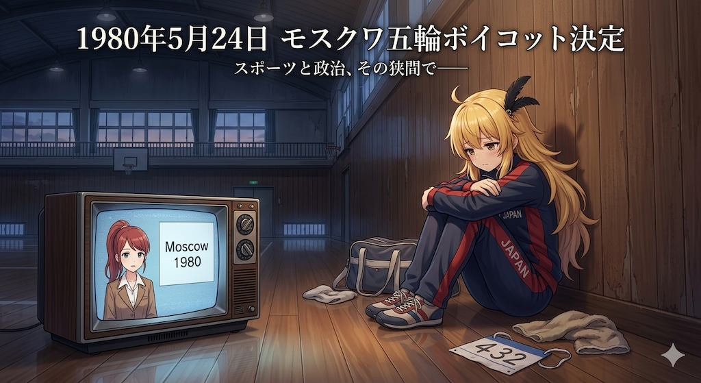 5月24日はモスクワ五輪の日本ボイコットが決定した日