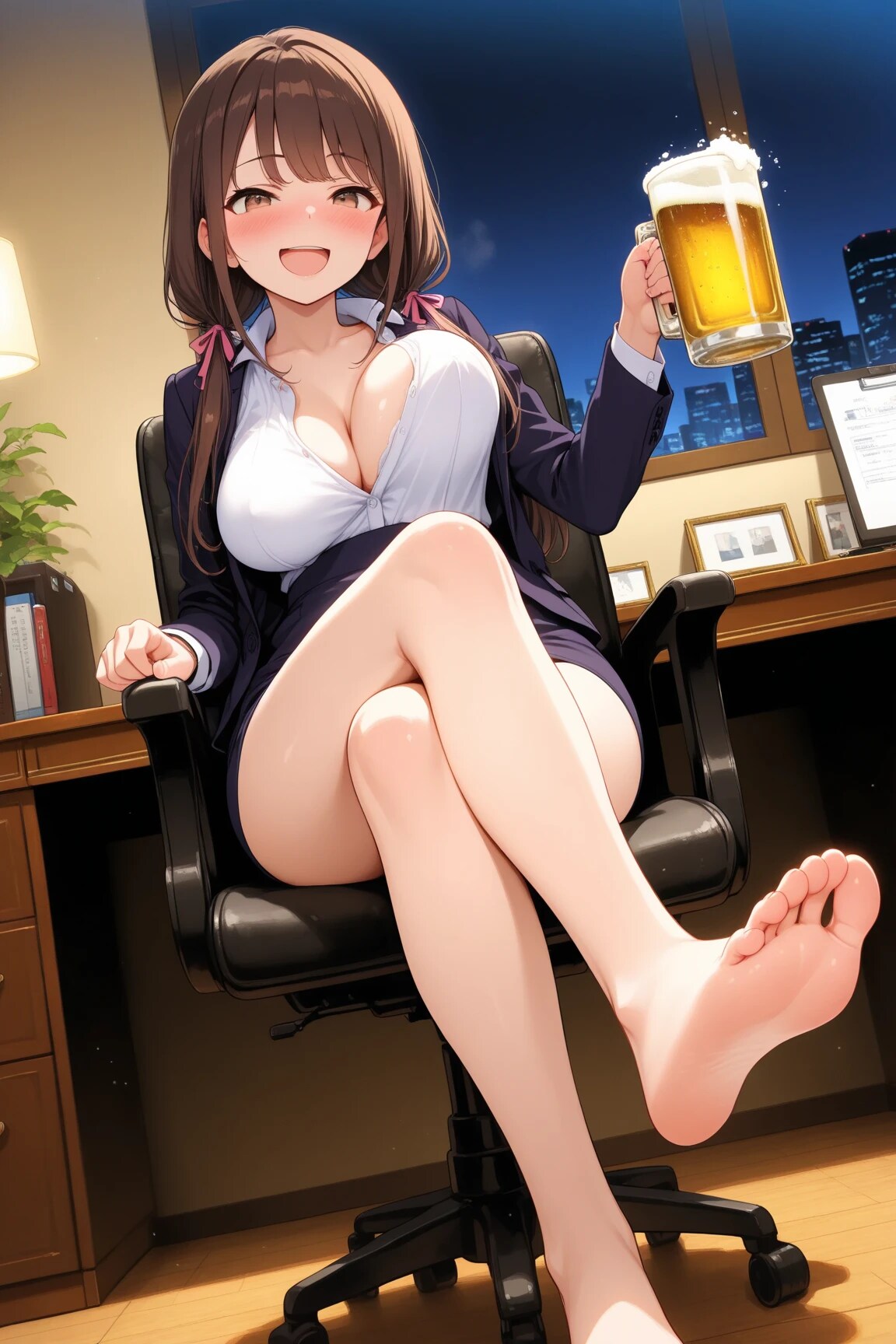 私と飲めないわけないよね〜💓