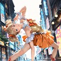 魔女っ子コスプレの子のダンスパフォーマンス 4枚目