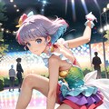 魔女っ子コスプレの子のダンスパフォーマンス 10枚目