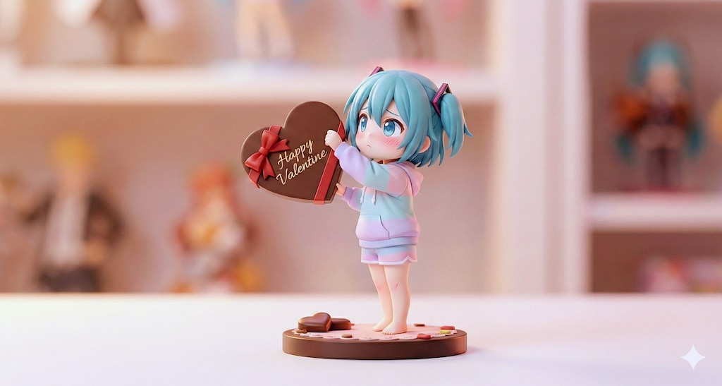 バレンタイン　ミクちゃん２💝