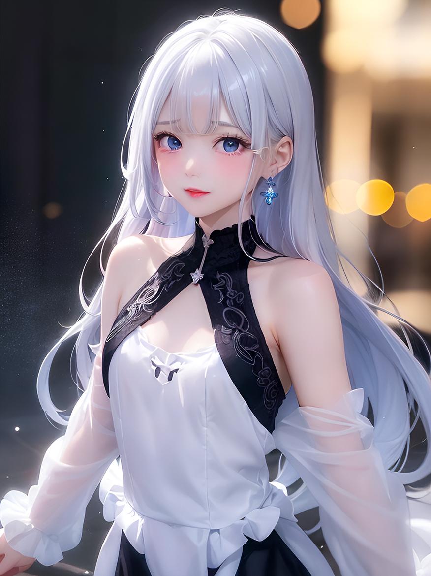 白髪の乙女