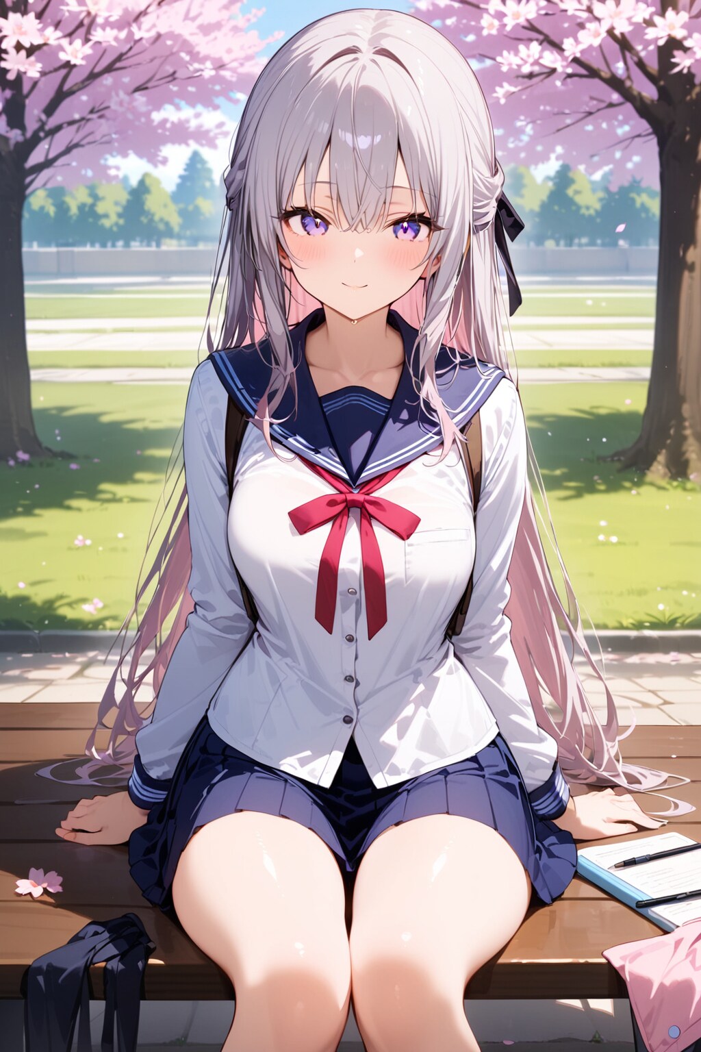 (851HQ)銀髪ちゃんJK