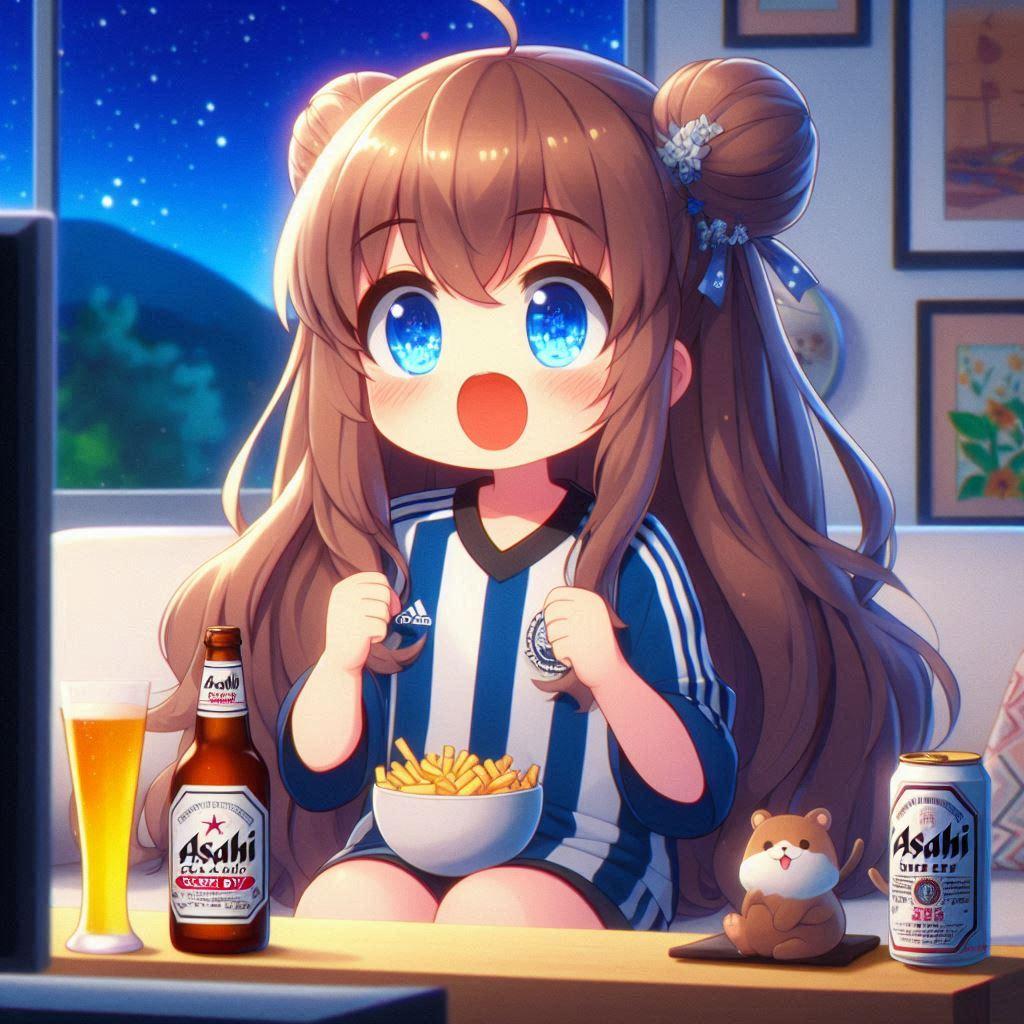 部屋で一人暮らしを満喫する小さな女の子