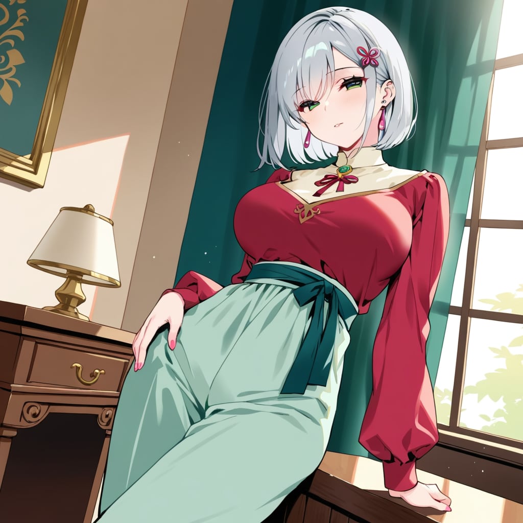 ふーむ、腰布が有るとアラビアンな感じに・・・って腹帯じゃコレ？ | の人気AIイラスト・グラビア