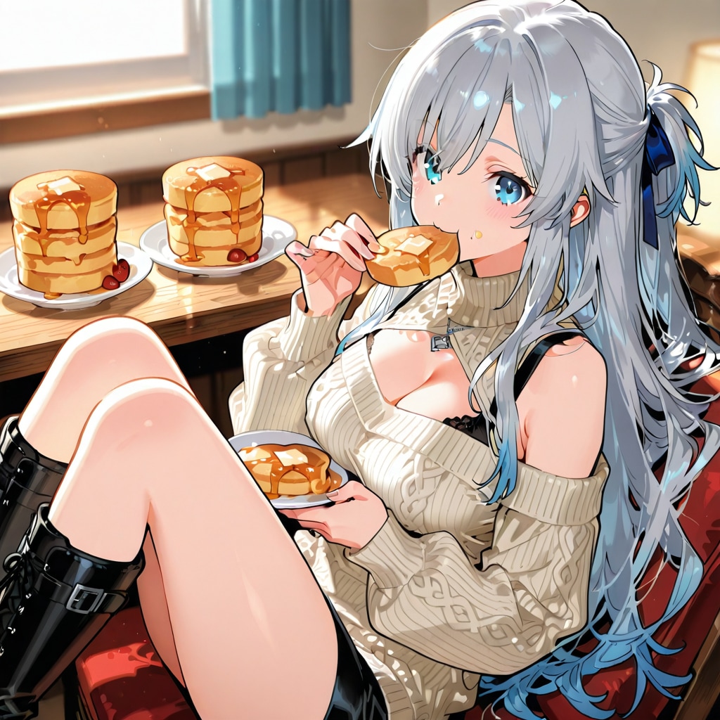 🥞🍽 | の人気AIイラスト・グラビア