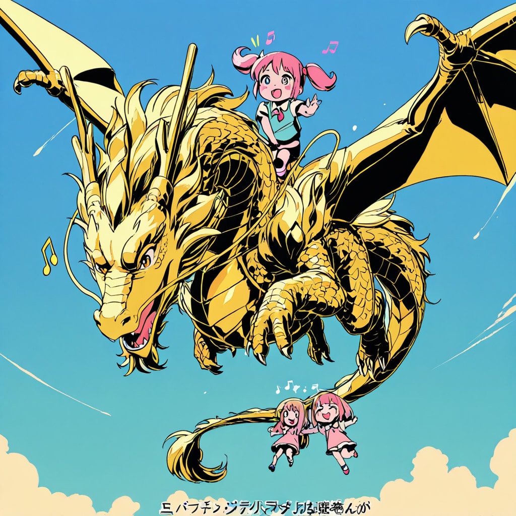 ドラゴンと空の旅