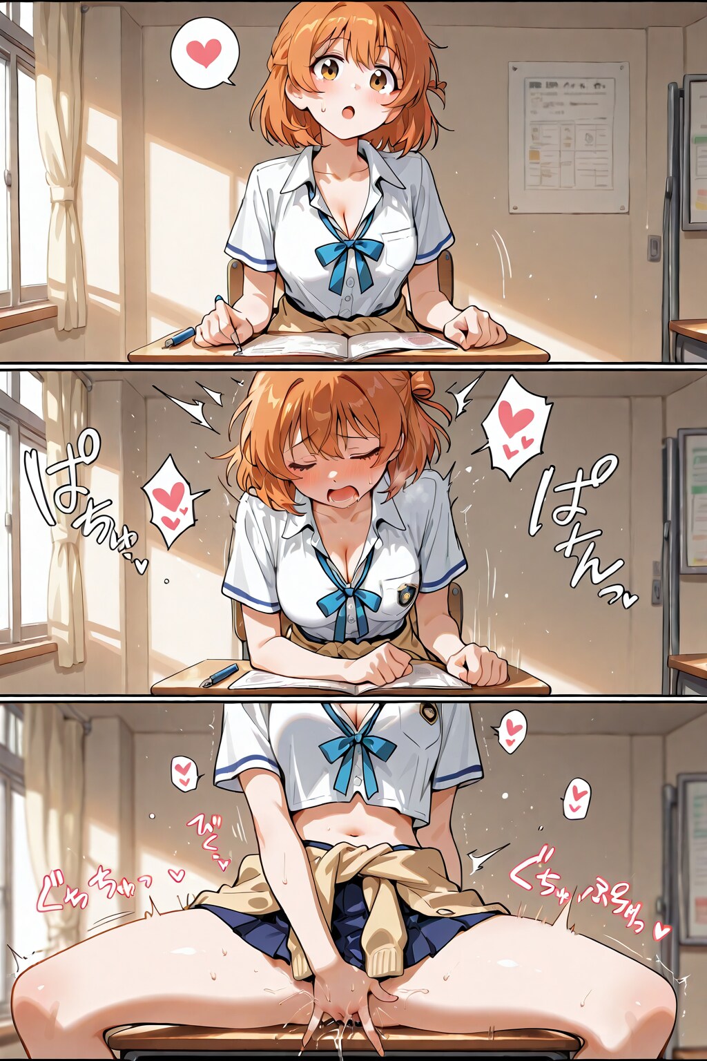 また僕の机にやってきて、ノートを開いたけど数分持たずに・・・