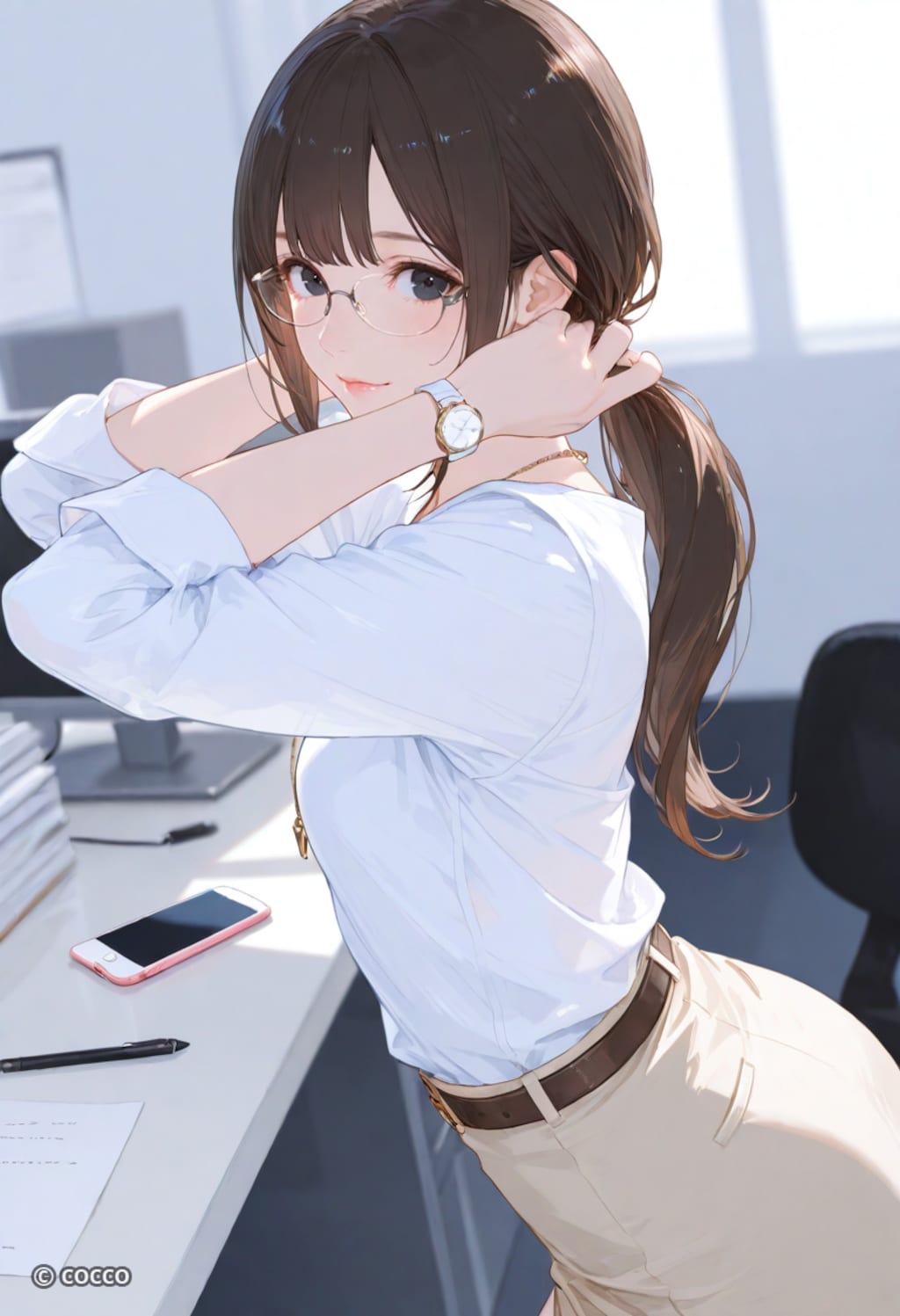 髪を結う