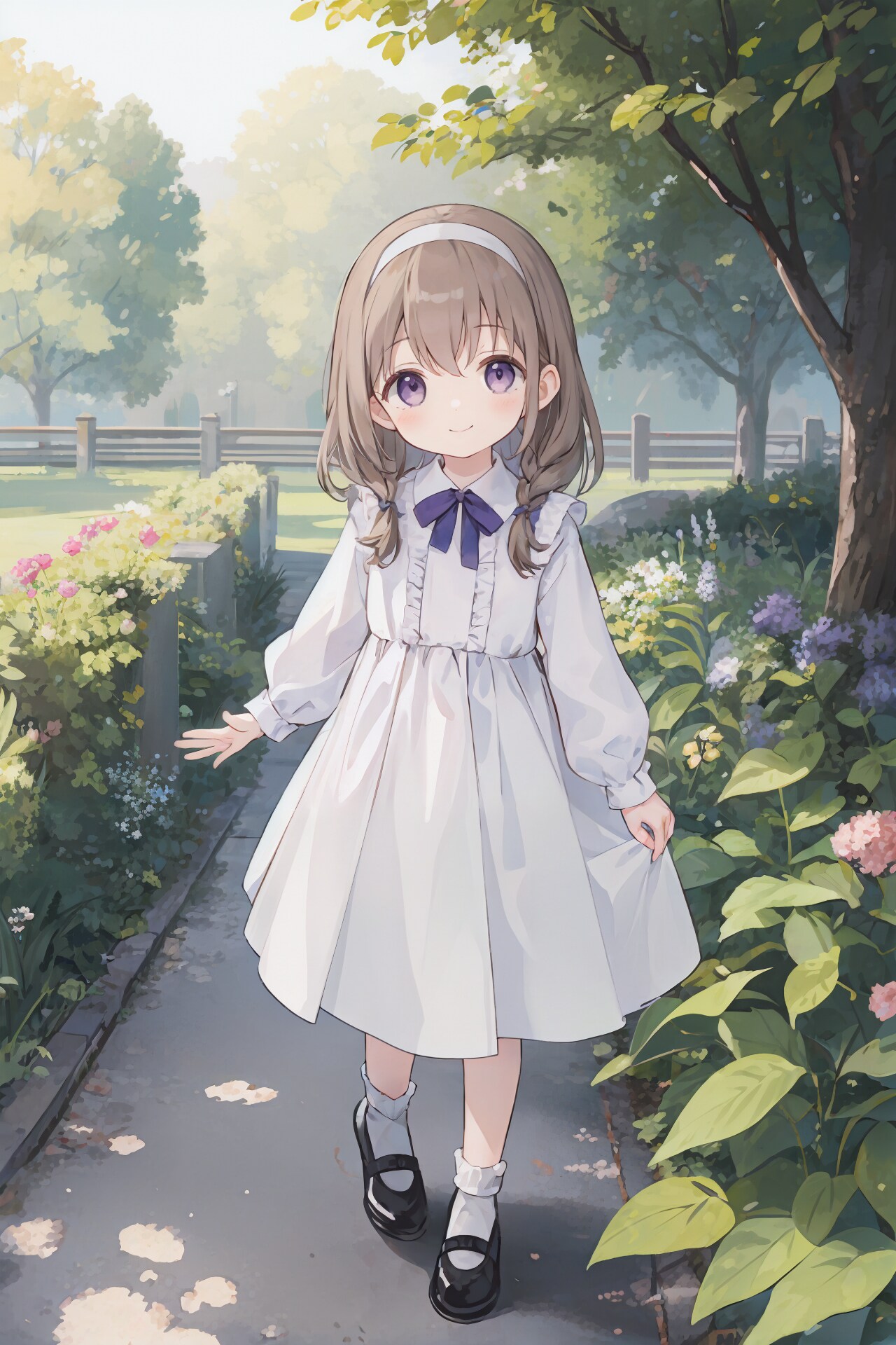 白ワンピ