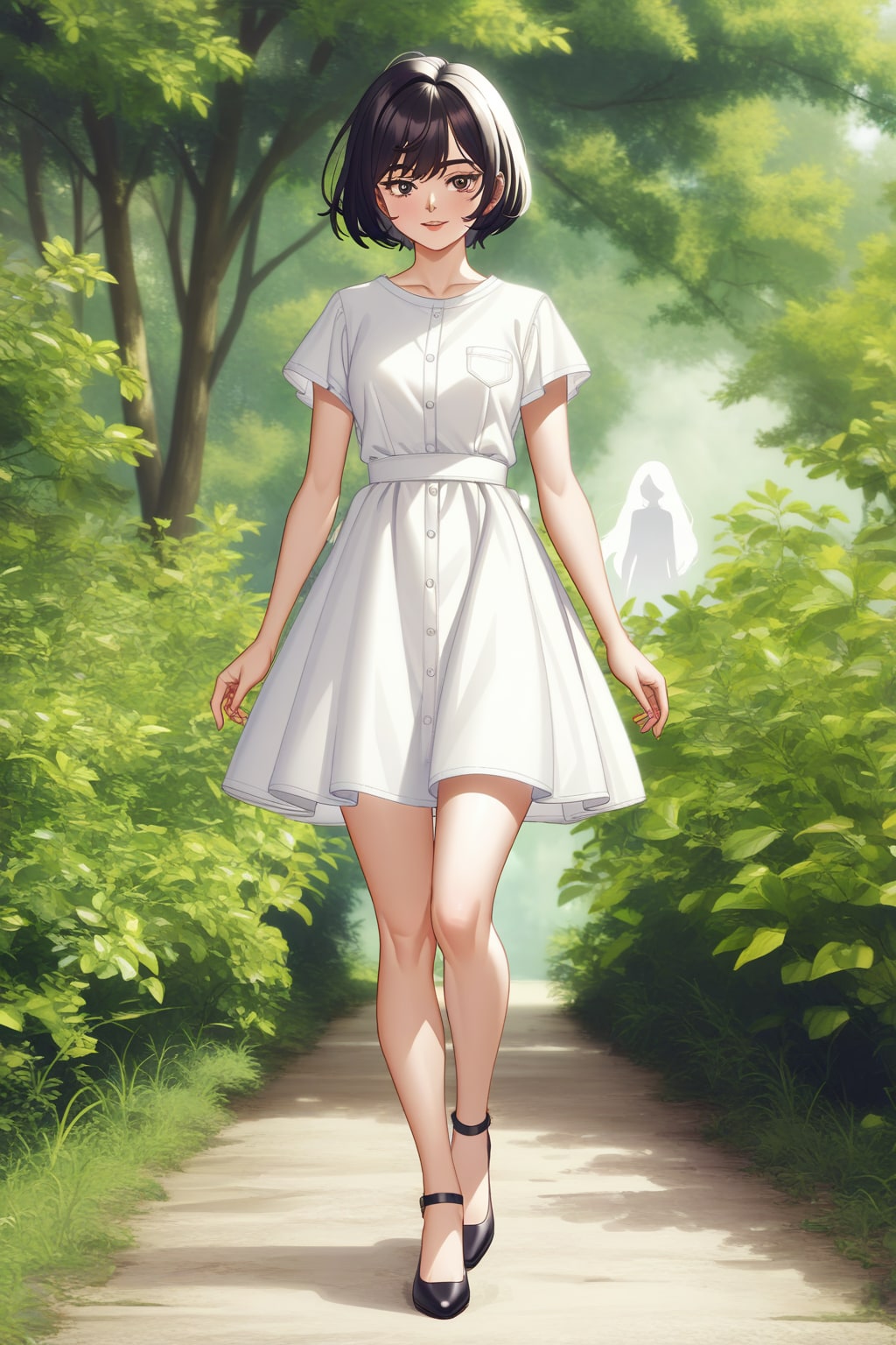 ボーイッシュなショートカット