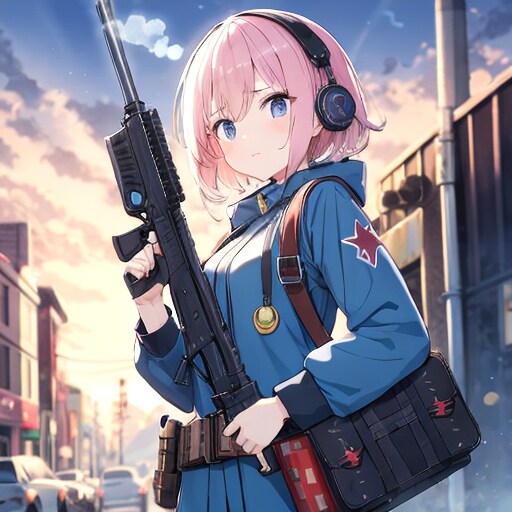 銃戦 | の人気AIイラスト・グラビア