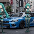 初音ミクとWRX 2枚目