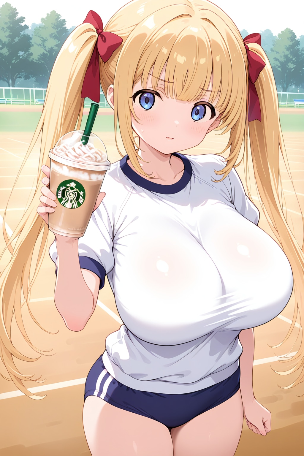 さっきからどこ見てるの💢