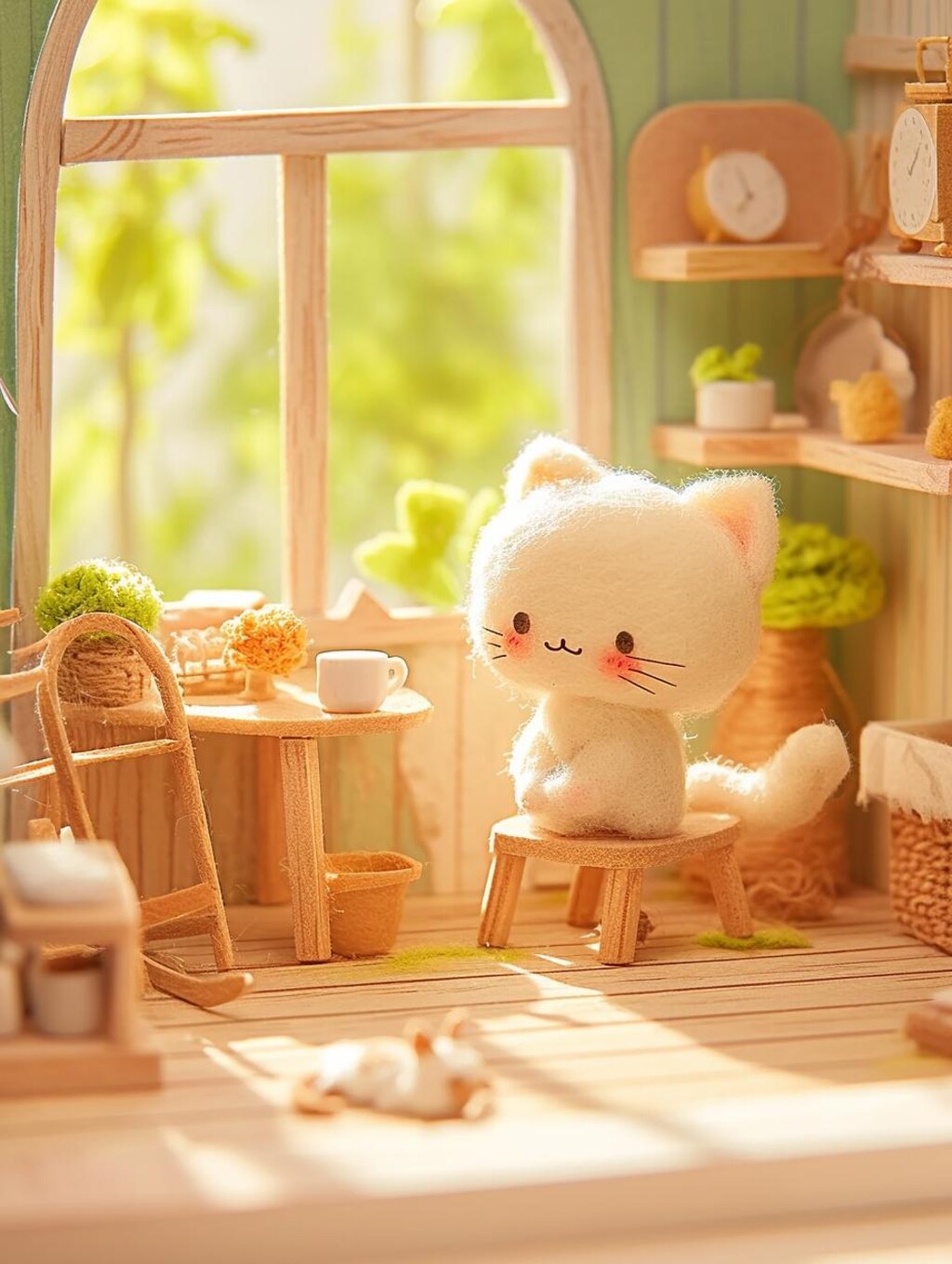 フェルト猫さん。