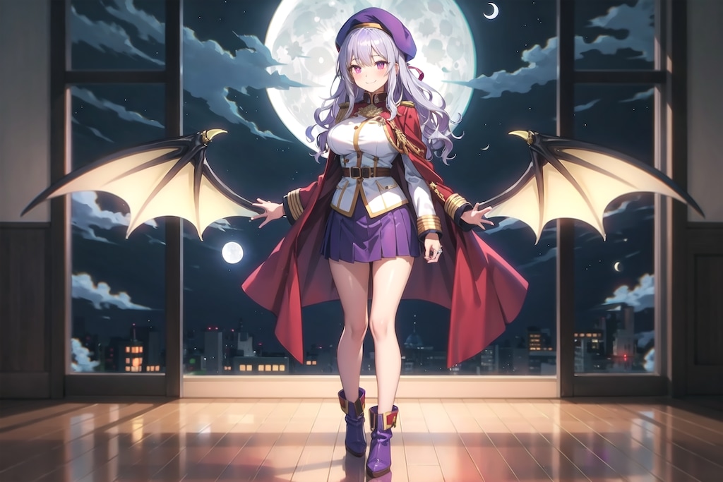 ベレー帽と軍服