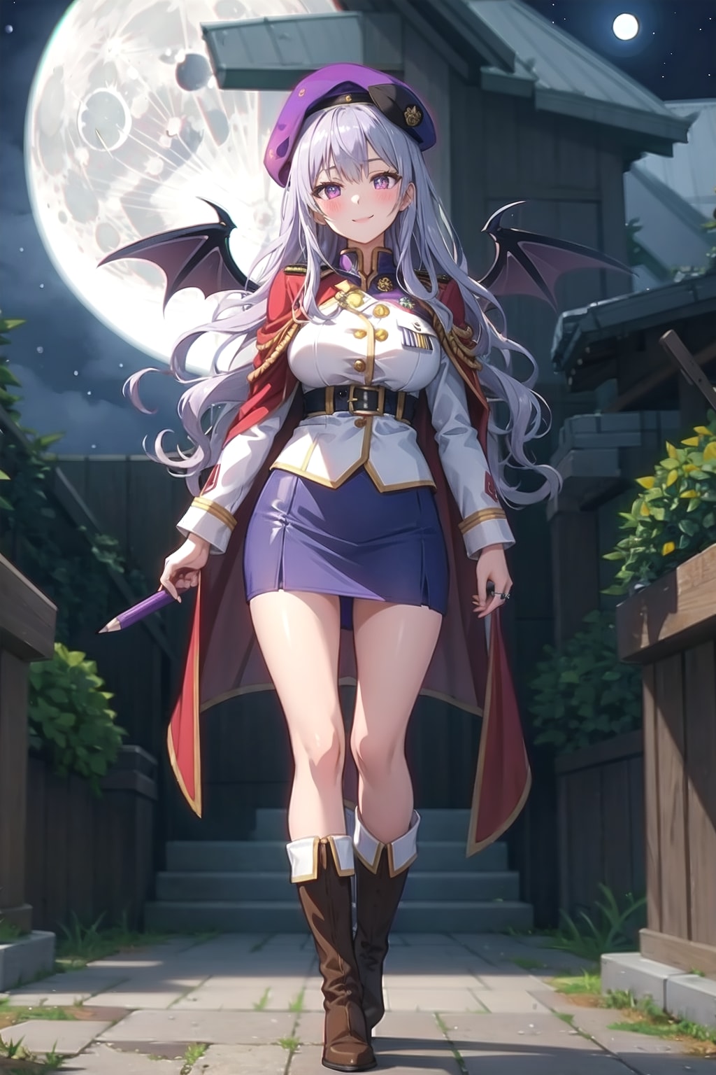 ベレー帽と軍服