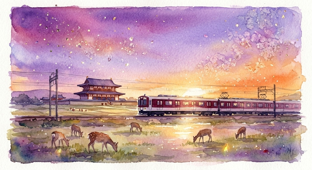 平城宮跡と近鉄 | の人気AIイラスト・グラビア