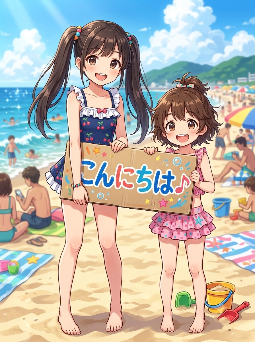 ビーチからこんにちは〜😃