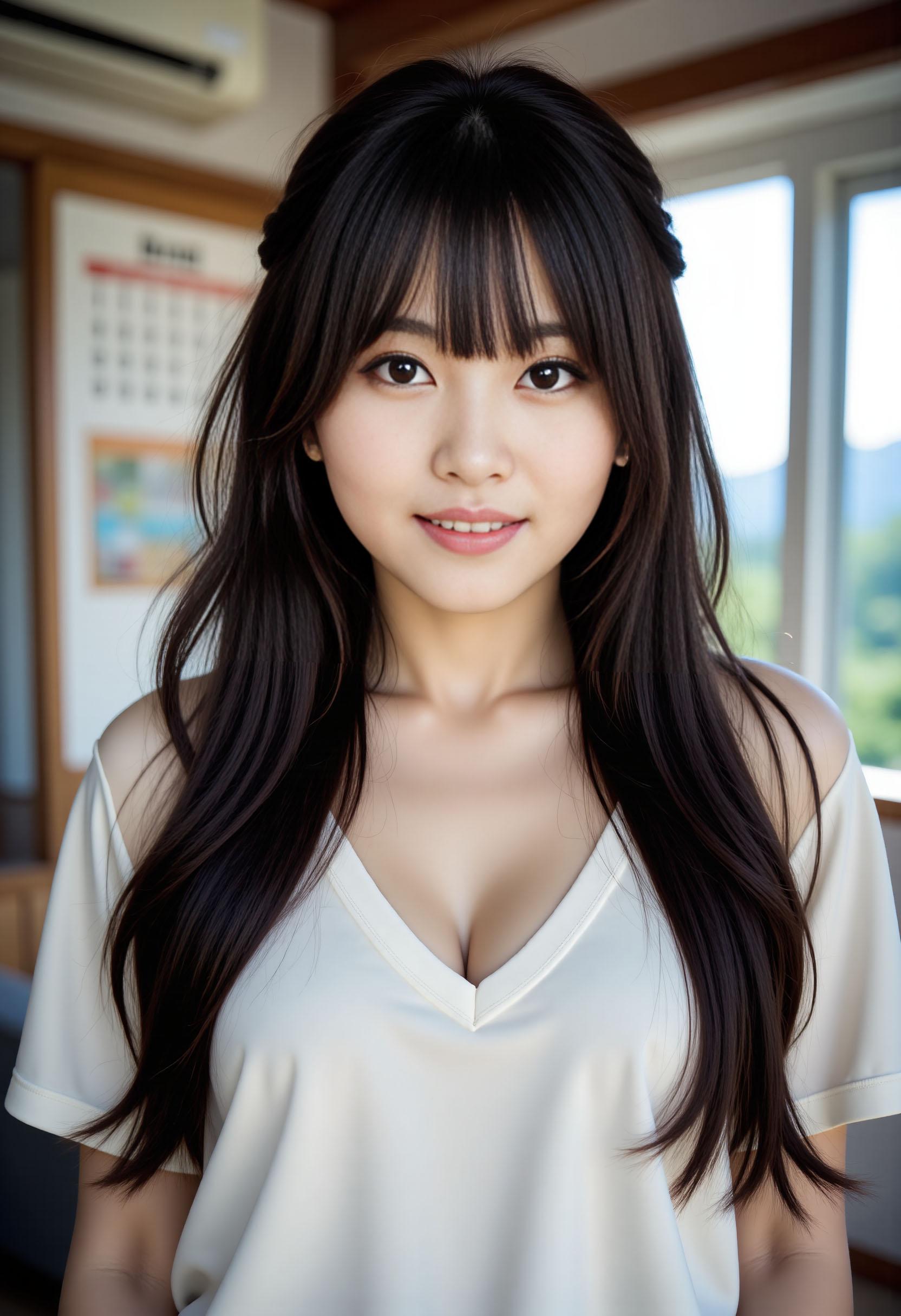休日の美女