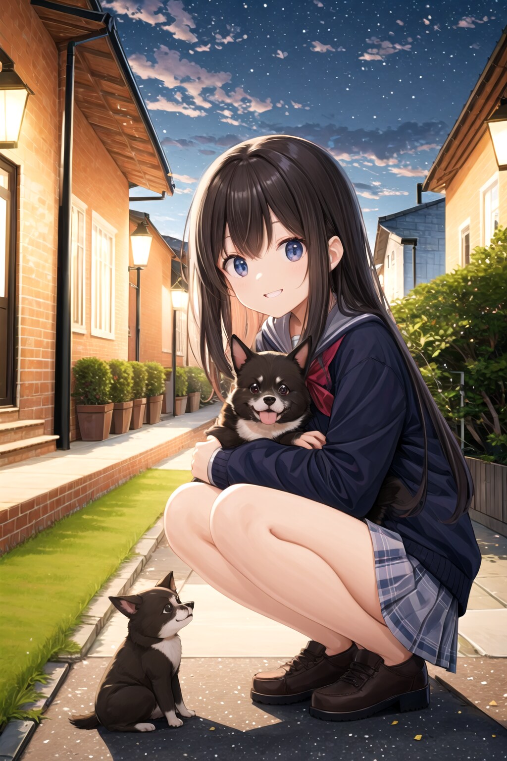 ポチとチビ | の人気AIイラスト・グラビア