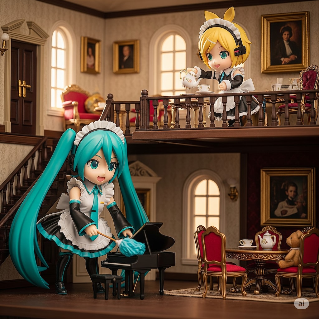 可愛らしいメイドさん