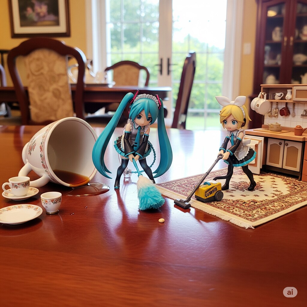 可愛らしいメイドさん