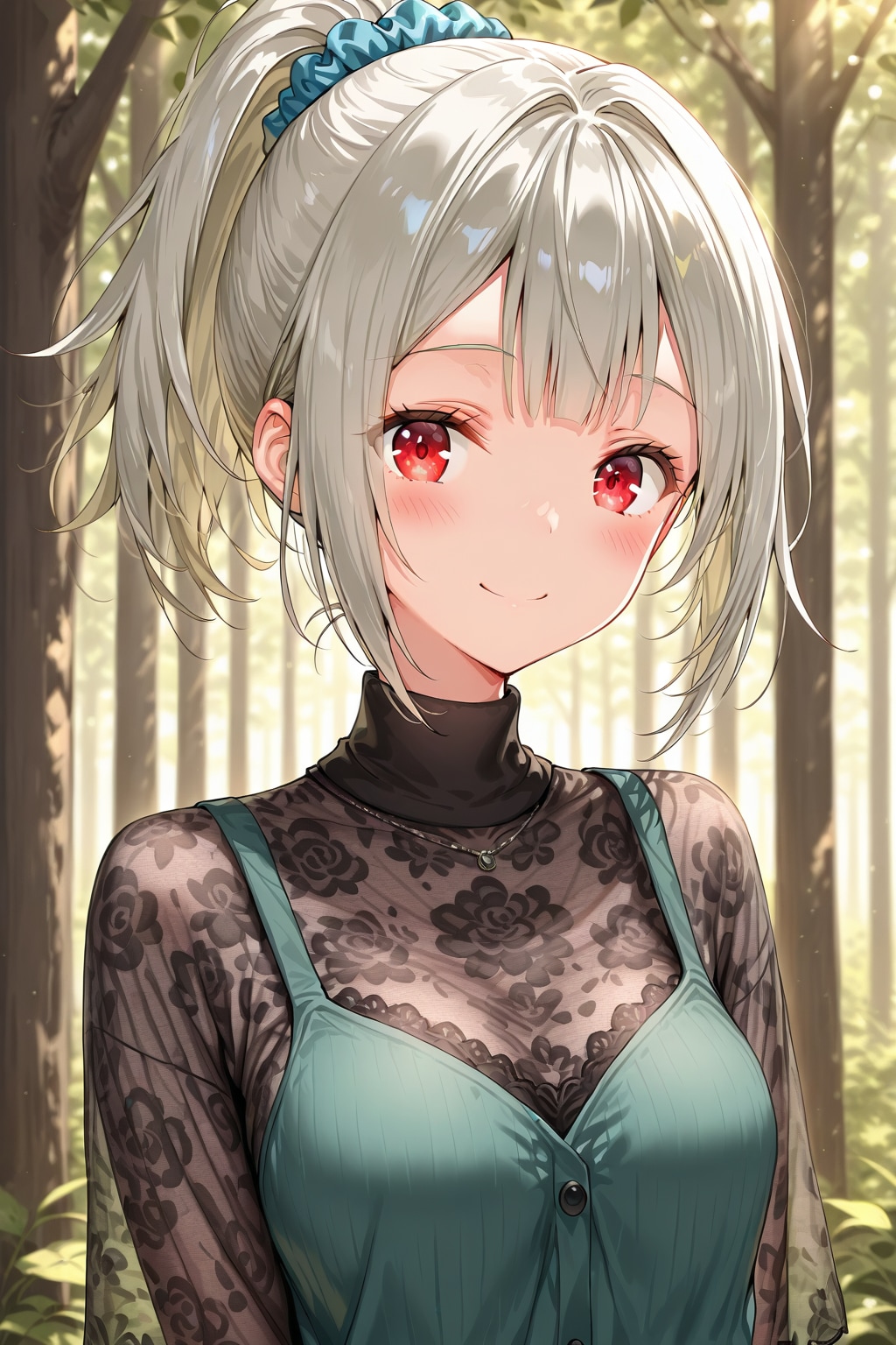夕暮れの森