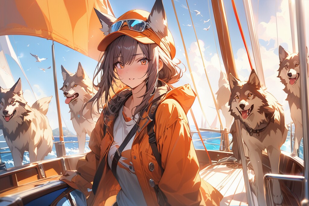 ここからは船だよ。