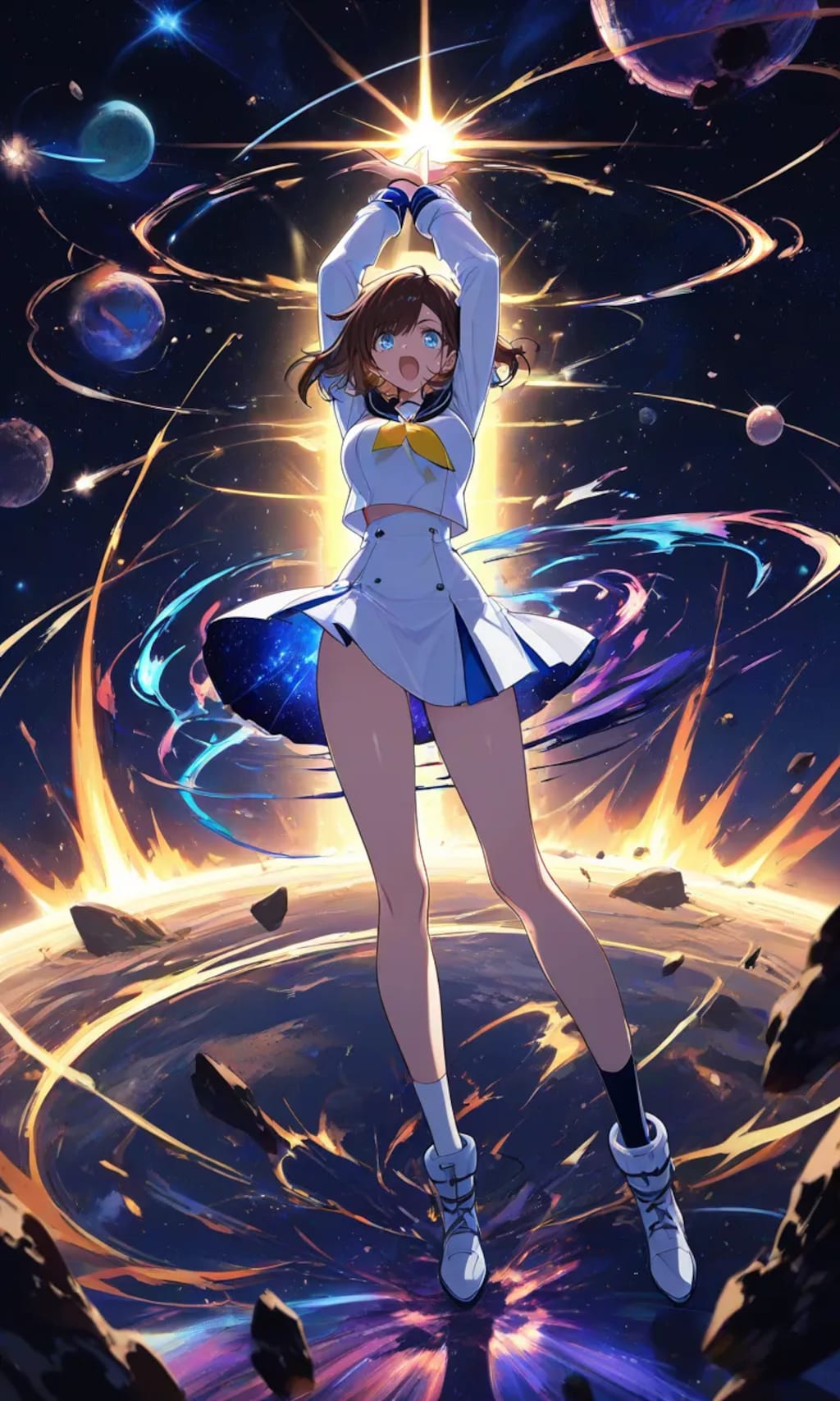 「見るか、星々の砕ける様を…！」
