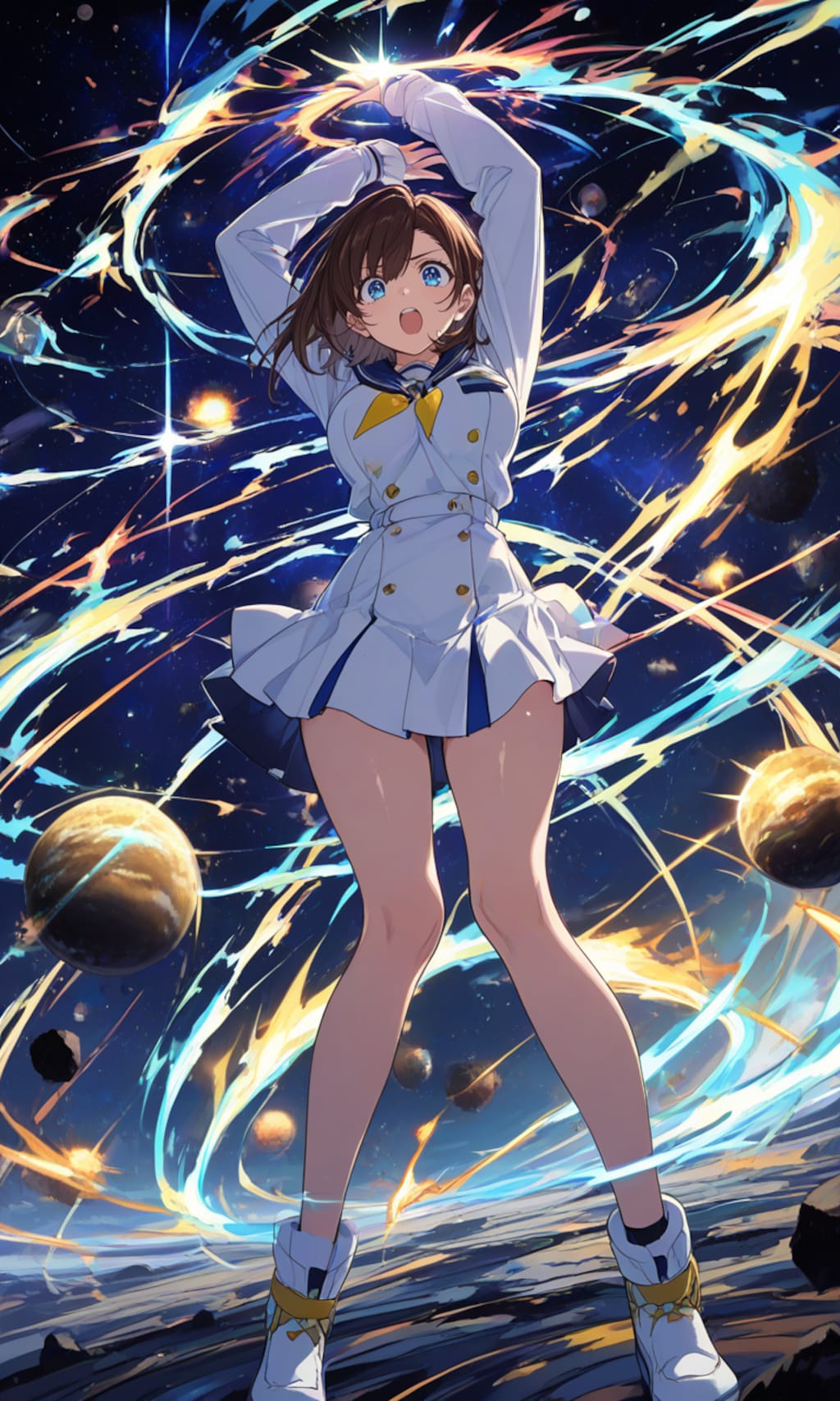 「見るか、星々の砕ける様を…！」
