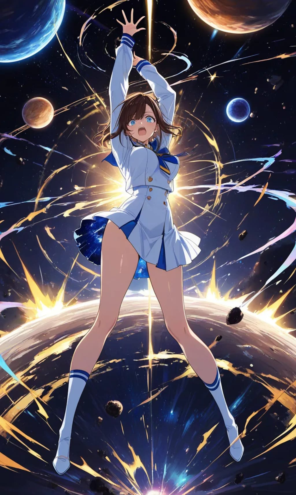 「見るか、星々の砕ける様を…！」