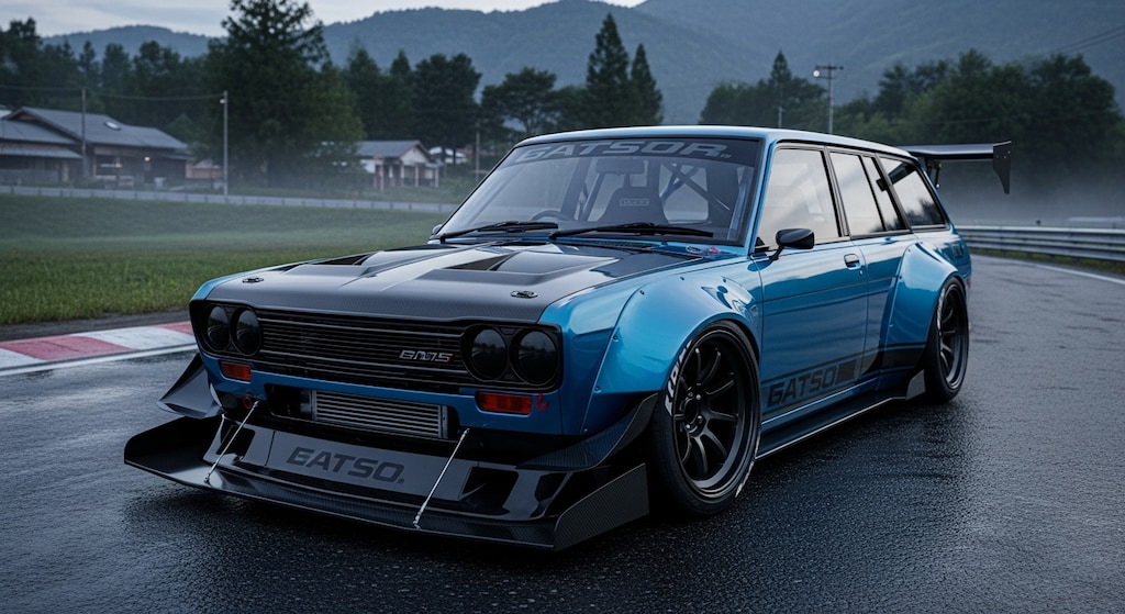 ブルーバードワゴンレーシングカー