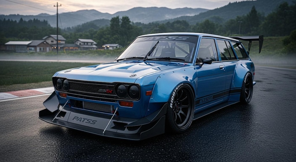 ブルーバードワゴンレーシングカー