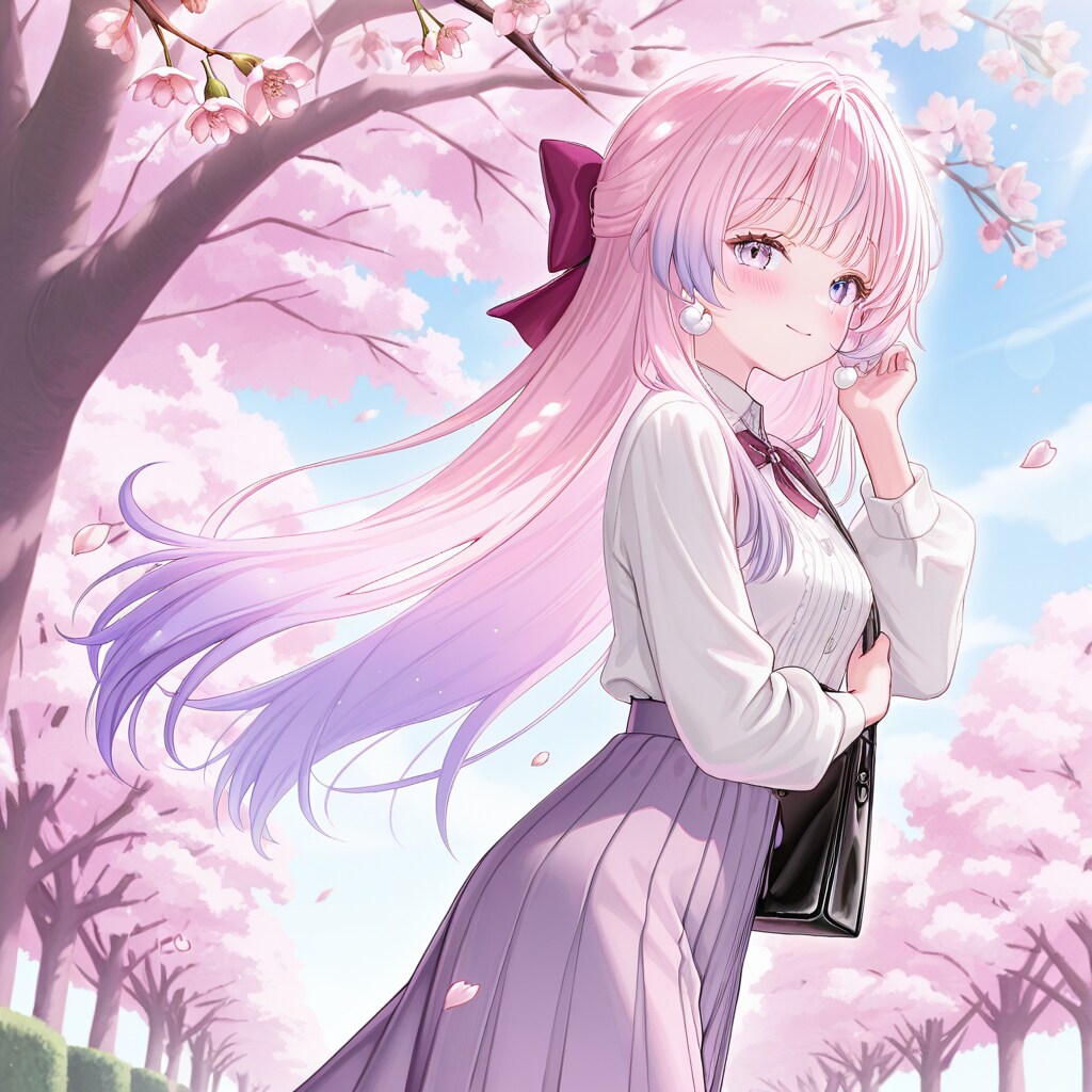 ねむちゃん91～大人っぽくお花見～