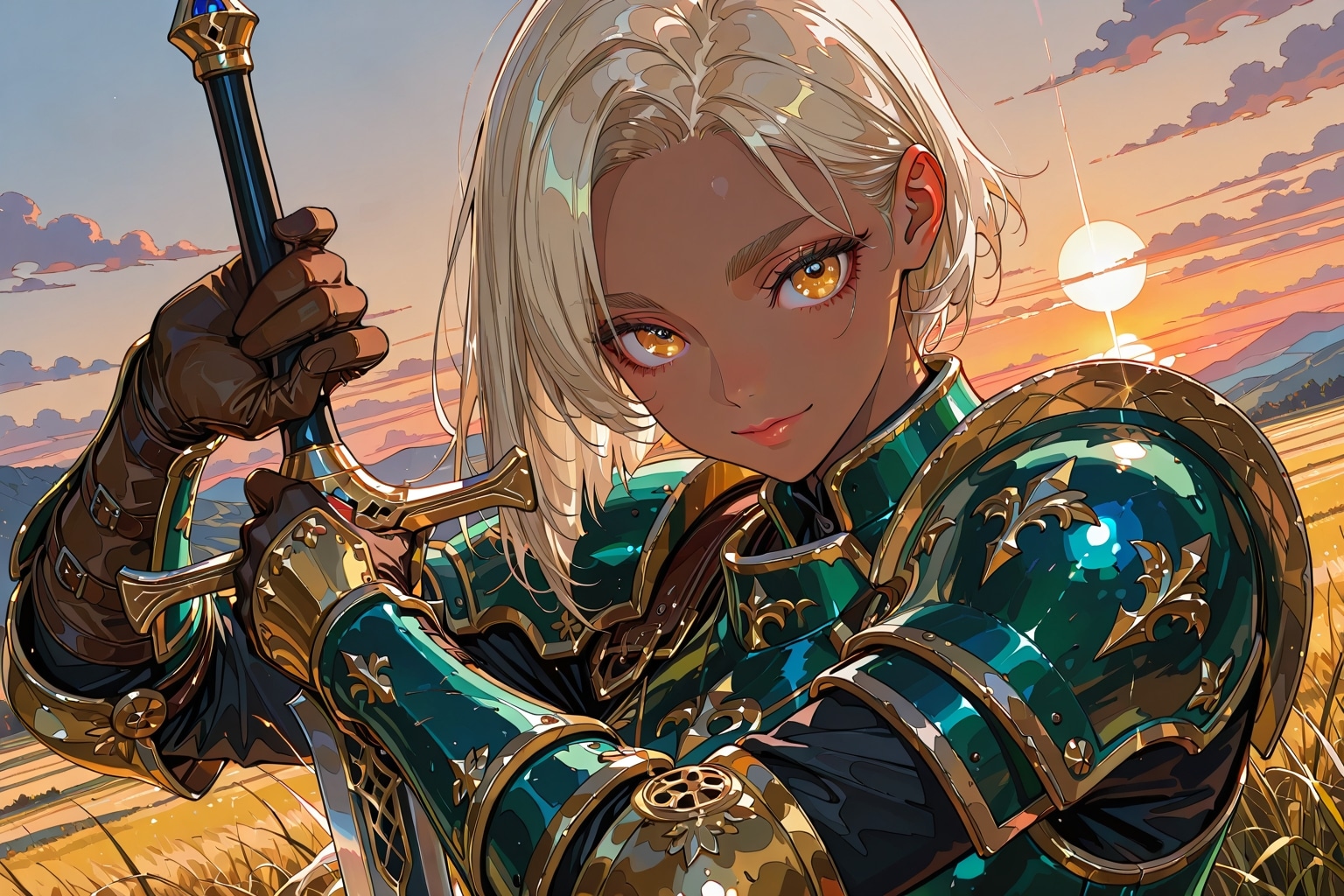 落日騎士 | の人気AIイラスト・グラビア