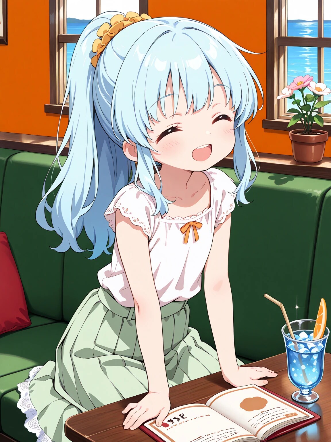 おやつの時間・あおいちゃん
